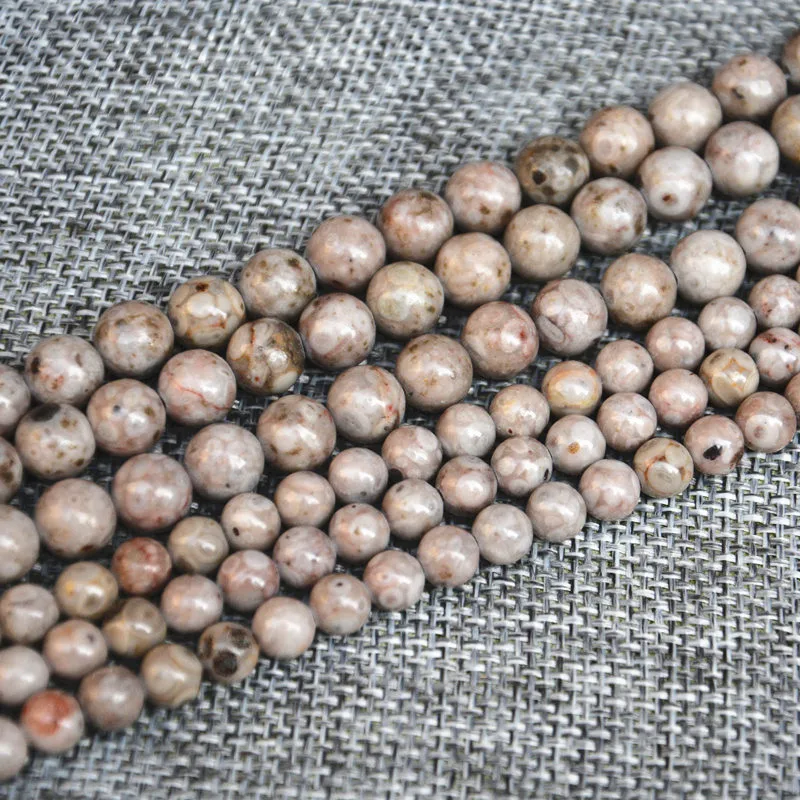 Серый снег хлопья камень Бусины DIY для ручной работы изготовление браслета