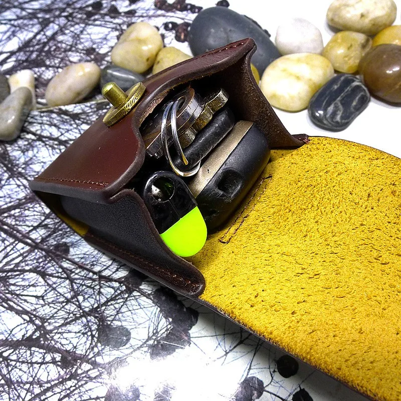 Держатель для автомобильных ключей blongk из натуральной кожи Два в одном + чехол