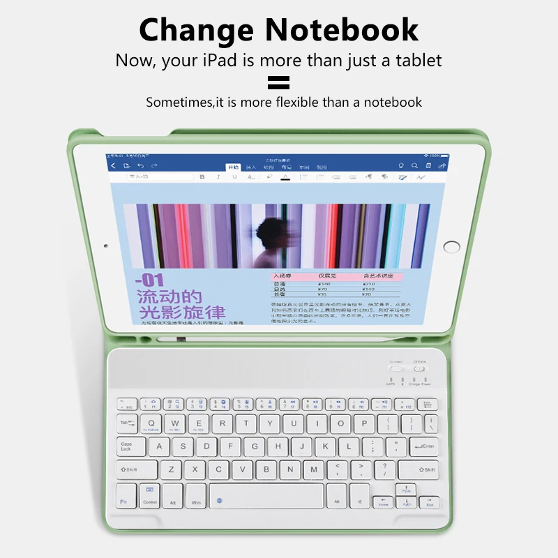 Bluetooth Keyboard Smart Case For iPad 10.2 2019 Pro 11 2020 Air 3 10.5 2018 9.7 2 for 7th mini 5 Generation | Компьютеры и офис