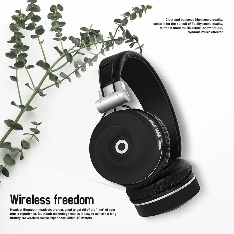Новинка 2021 беспроводные наушники MH9 Bluetooth 5 0 складные игровые стереонаушники для