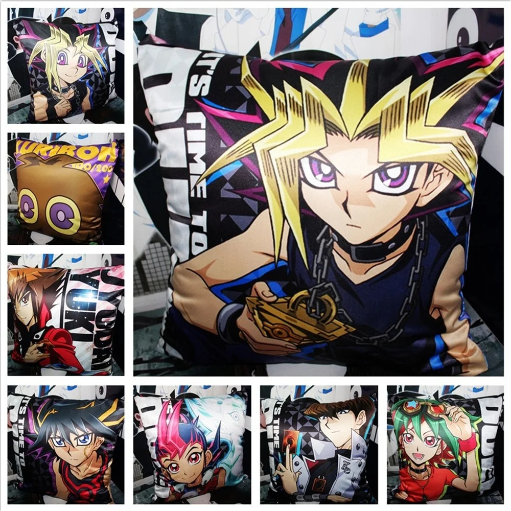 Аниме Yu gi oh Dm Дуэль монстеры Gx 5ds Zexal A rcv Подушка Чехол для подушки Yuya Sakaki Yami Yugi