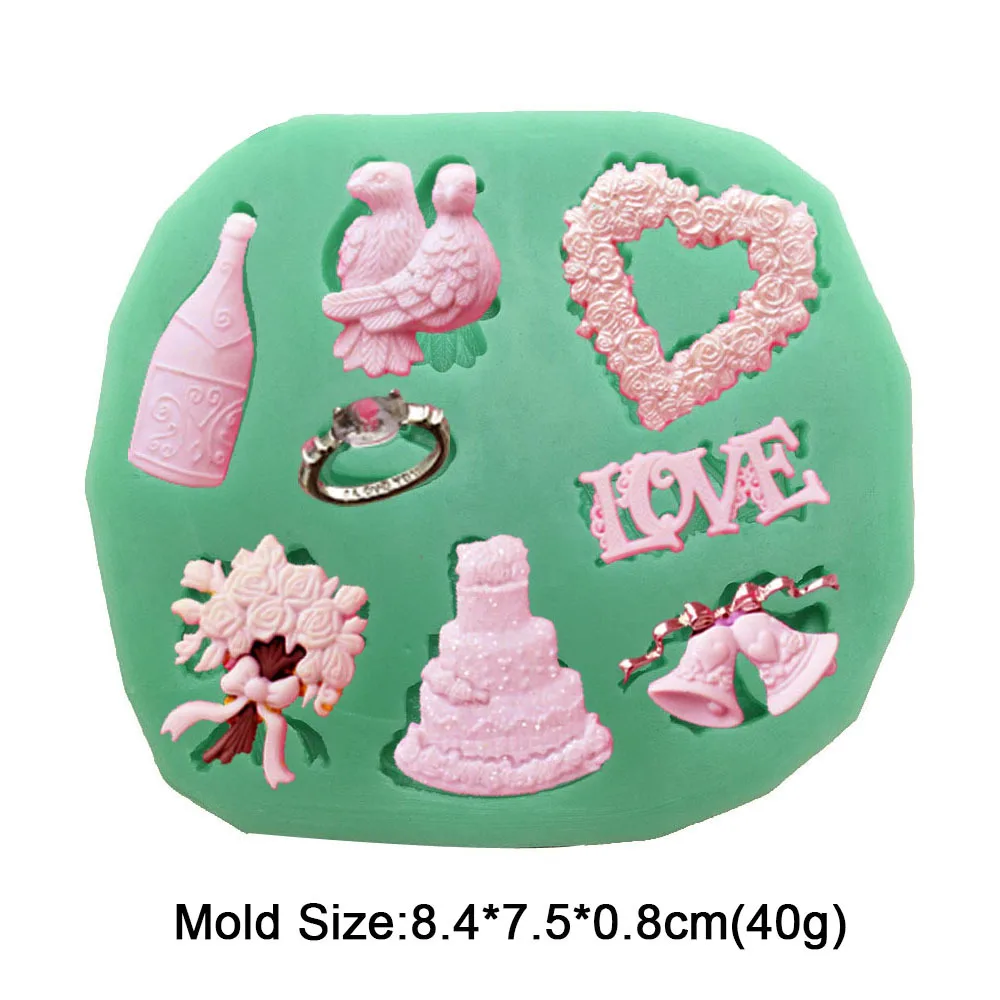 

Силиконовые формы для торта Love Wedding