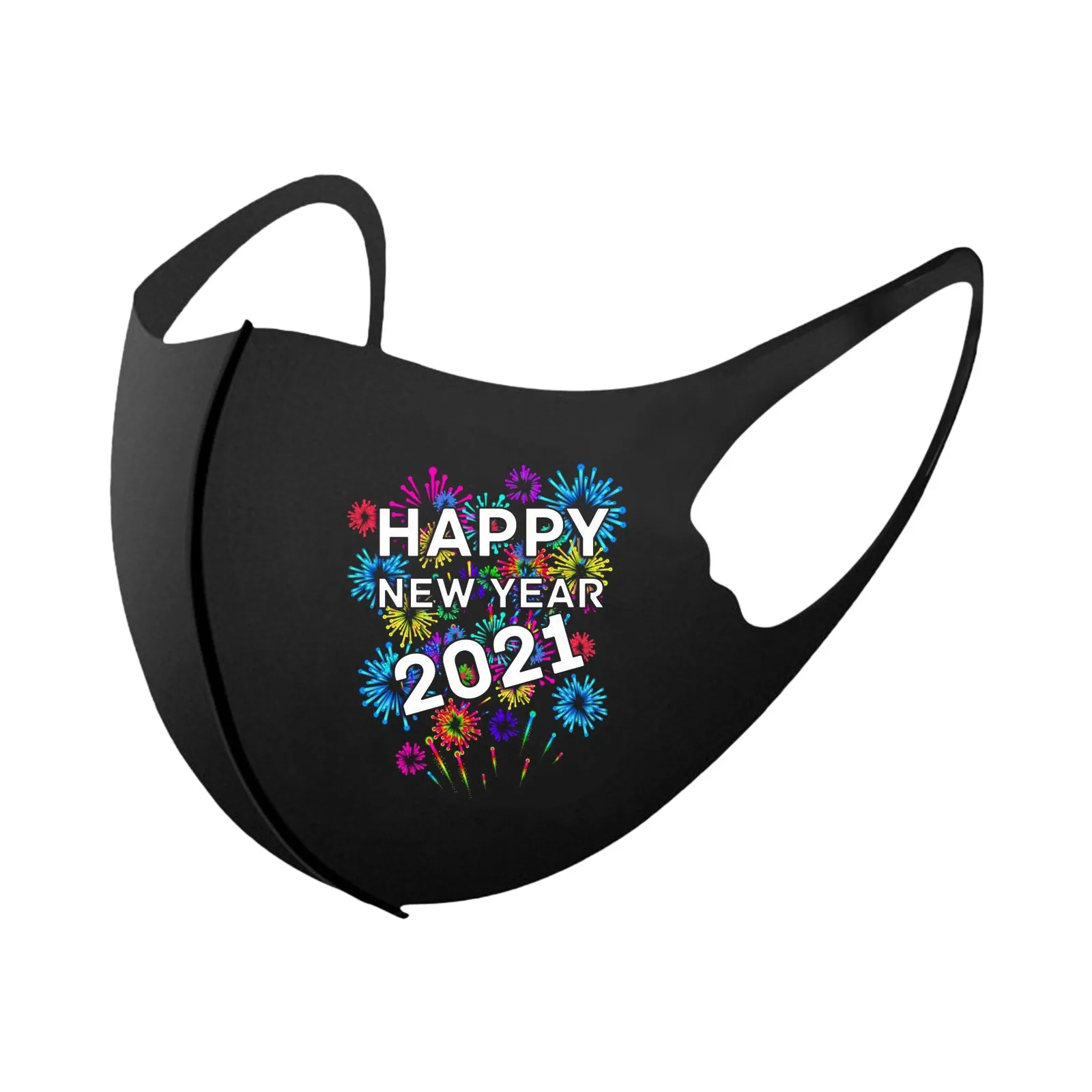 

5PCS Adult Printed Ice Silk Mask To Protect Against Dusts And Haze Mask Printed Washable Reusable Ice Silk Cycling Face Mask#50