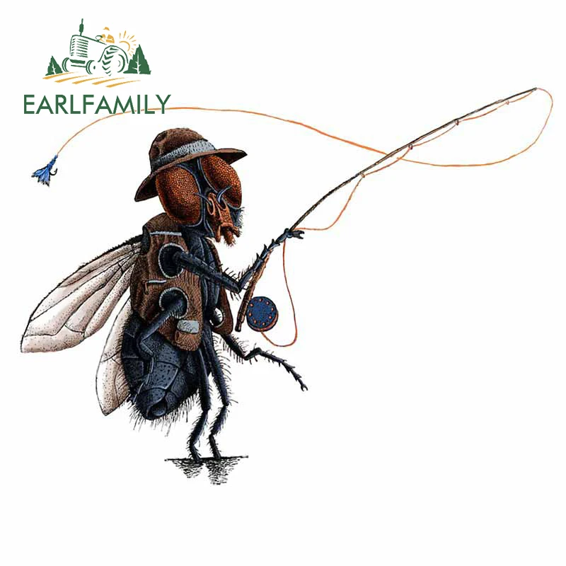 

EARLFAMILY 13 см x 9,9 см для летающих искусств водонепроницаемый устойчивый к царапинам Фургон Грузовик багажник декорация оконная наклейка