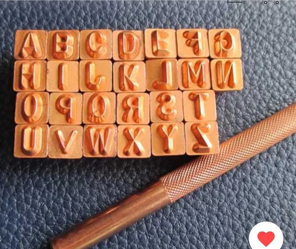 Инструменты для изготовления кожаных штампов DIY инструмент печати букв