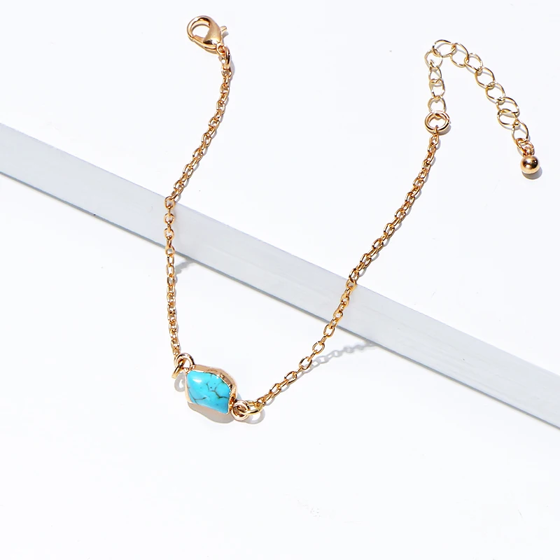 Коми модные бирюзовые серьги с кисточками регулируемый браслет Подвеска