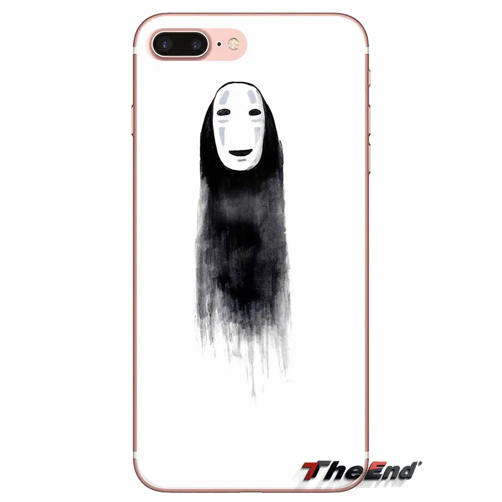 Cartoon Spirited Away No Face TPU Bag Case For iPhone XS Max XR X 4 4S 5 5S 5C SE 6 6S 7 8 Plus Samsung Galaxy J1 J3 J5 J7 A3 A5 |