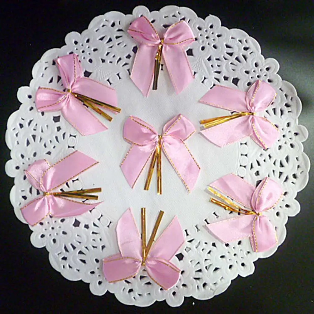 Сделай Сам поделки ручной работы лента бабочка узел на Рождество Свадьба День