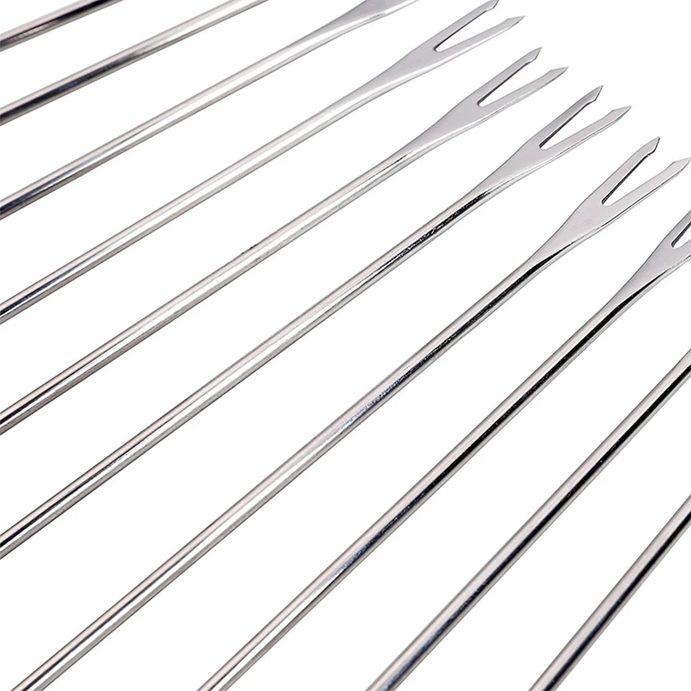 6 шт./компл. Нержавеющая сталь вилка для шоколада сыр горшок Хот Вилс фруктов и