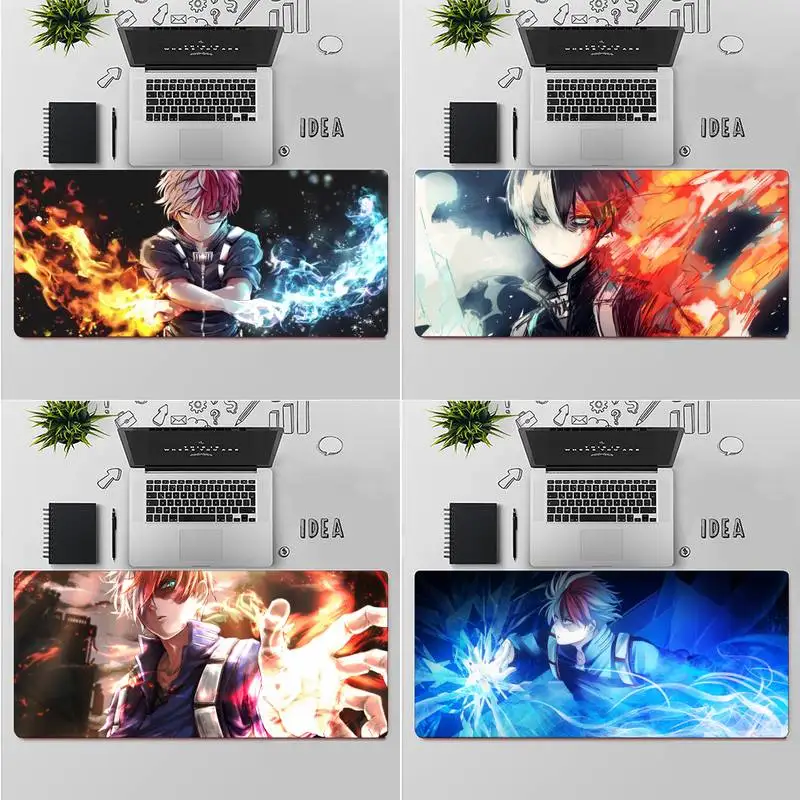 

Zororong My Hero Academia Todoroki Shoto Mouse Pad table Rug PC Laptop Computer IPAD Notebook Rubber Wholesale Mat