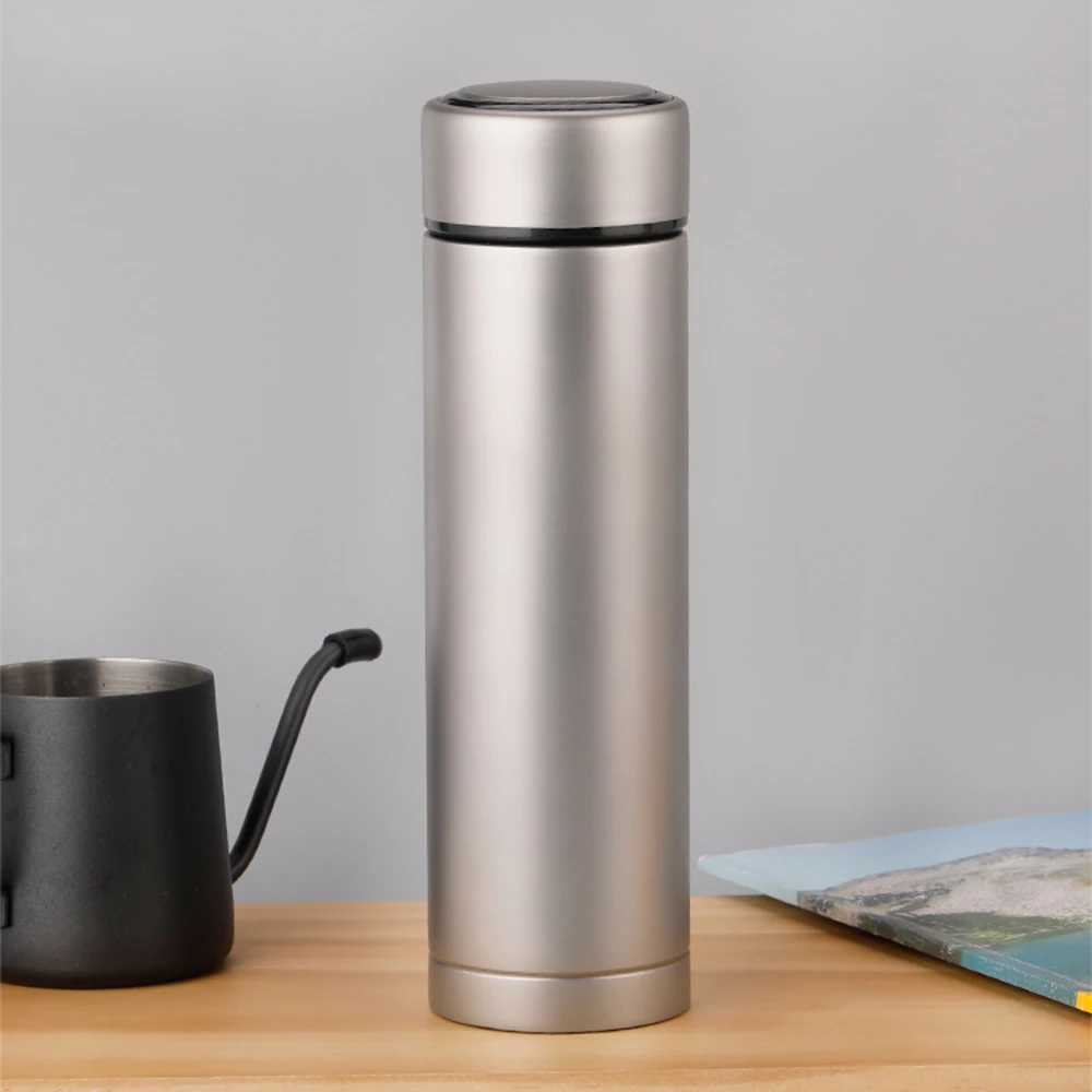 Титановая герметичная бутылка для воды с двойными стенками 500 мл|Столовые