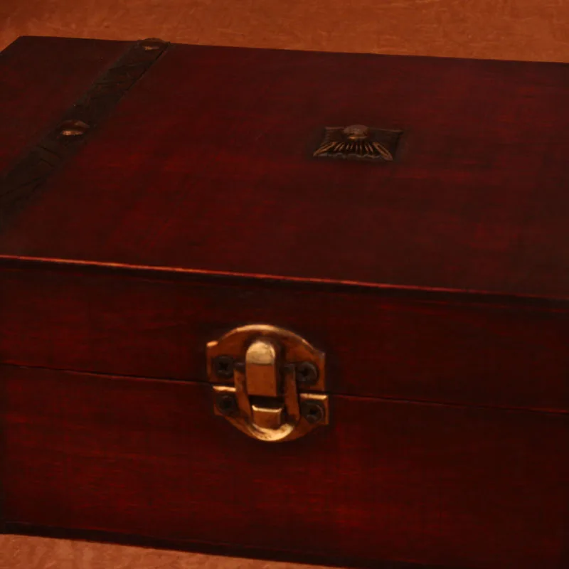 Strongwell сундучок из дерева для хранения ценностей коробка замок Органайзер чехол