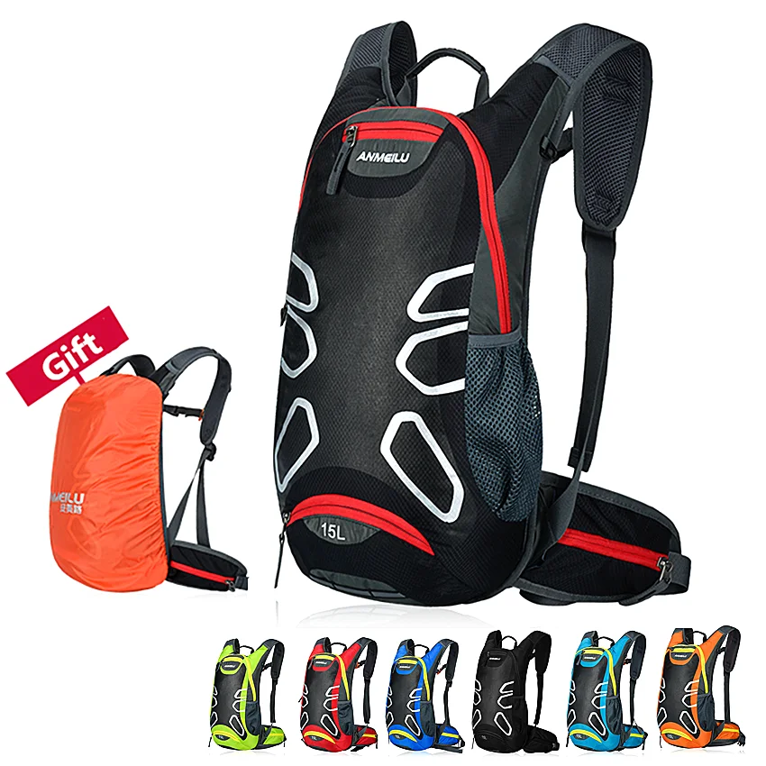 Велосипедный рюкзак 15 л с чехлом от дождя без Водонепроницаемой Сумки уличная