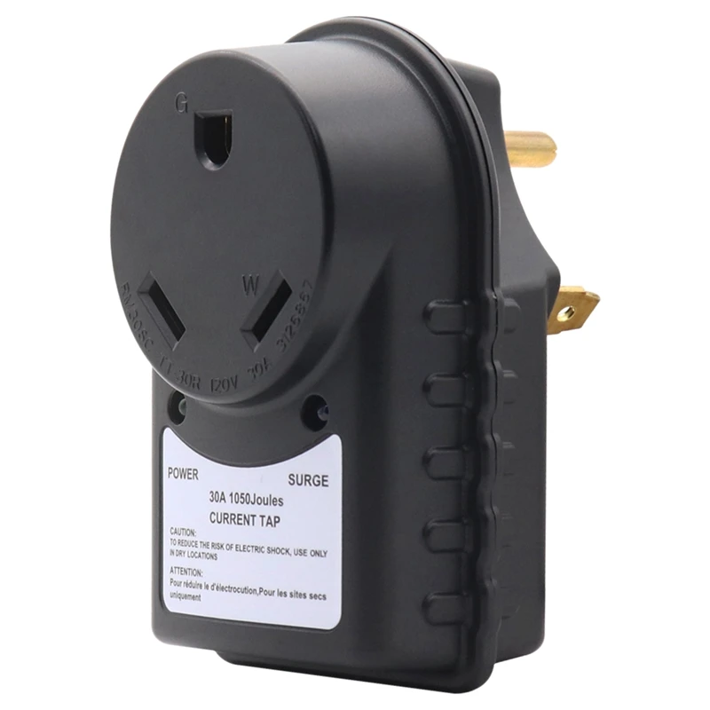 

RV Surge Adapter Portable Circuit Analyzer with LED Indicator Light for Travel Trailers RV Surge Protector