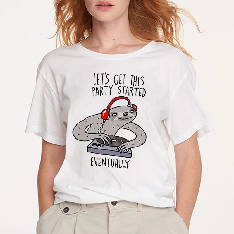 Новинка 2020 женская рубашка повседневная футболка с милым принтом в стиле 90 х