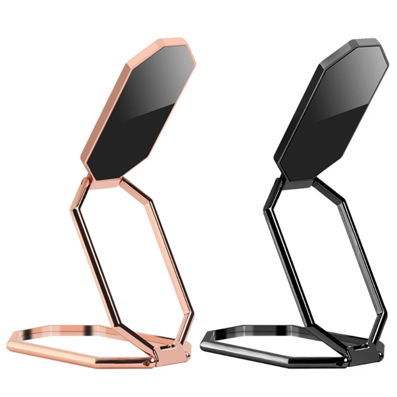 

Phone Ring Holder 360°Rotation Cell Phone Back Grip Foldable Cellphone Stand for All Smartphones Tablets Magnetic Mount KX4A