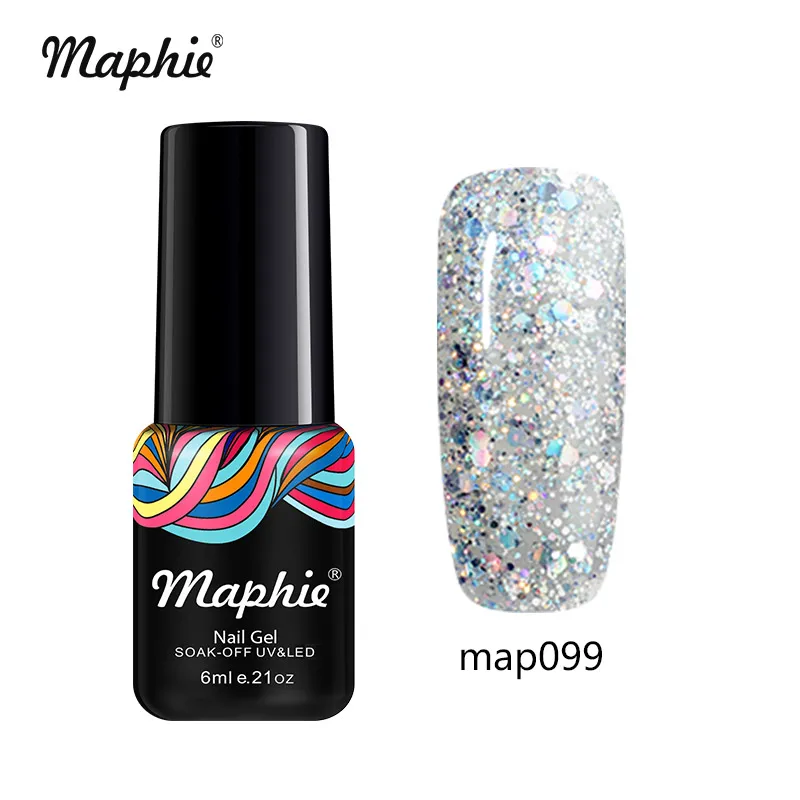 099 Maphie Неон УФ-гель для ногтей комплект блеск УФ Гибридный гвоздь картина гель био-Гели Soak Off! полупостоянная Радужный светодиодный гель - Цвет: 099