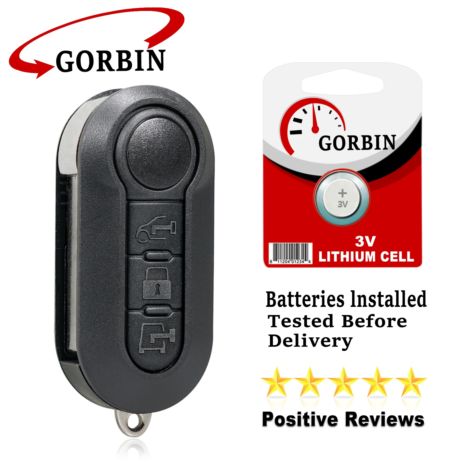 

GORBIN Delphi or Marelli Car Remote Key for Fiat 500L MPV Ducato for Citroen Jumper for Peugeot Boxer PCF7946 Chip 433Mhz 3BUT