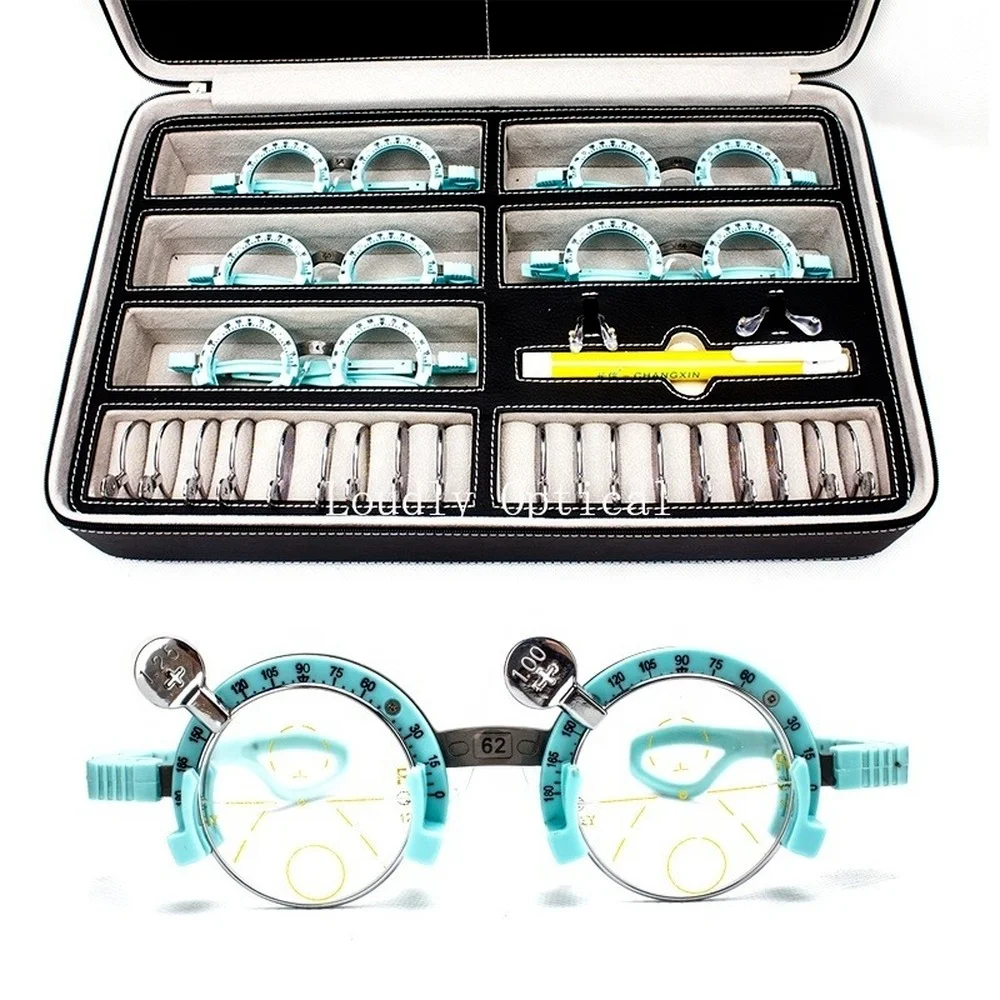 Офтальмологическое оборудование оптометрические прогрессивные пробные линзы