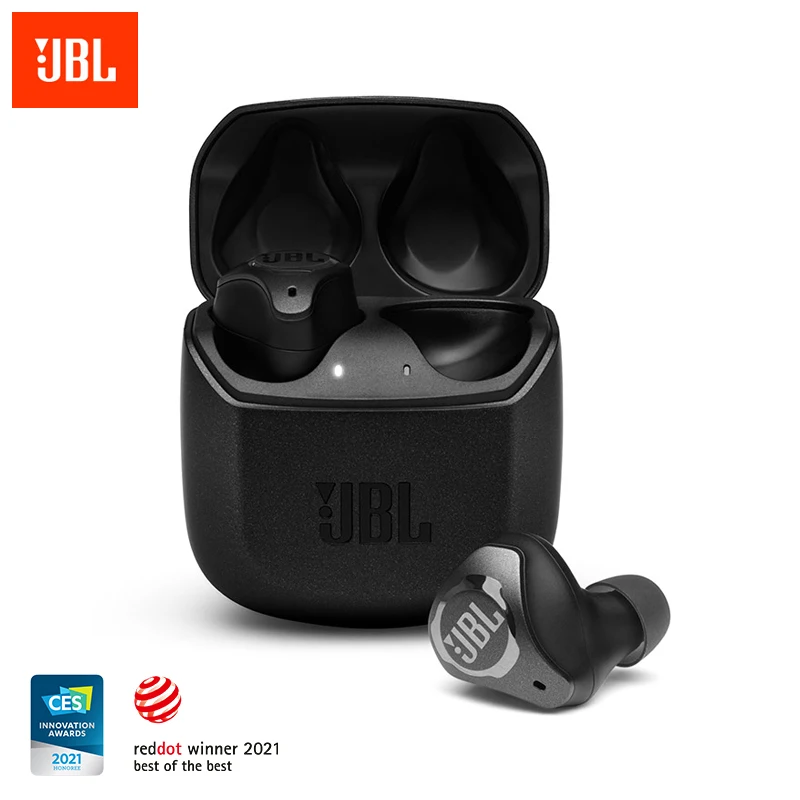 

JBL CLUB PRO + TWS Ture Беспроводные наушники с шумоподавлением Bluetooth 5,1 спортивные наушники водонепроницаемые наушники с микрофоном зарядный чехол