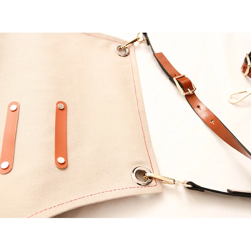 Джинсовый фартук с логотипом на заказ цветочный парикмахерский бариста чайный