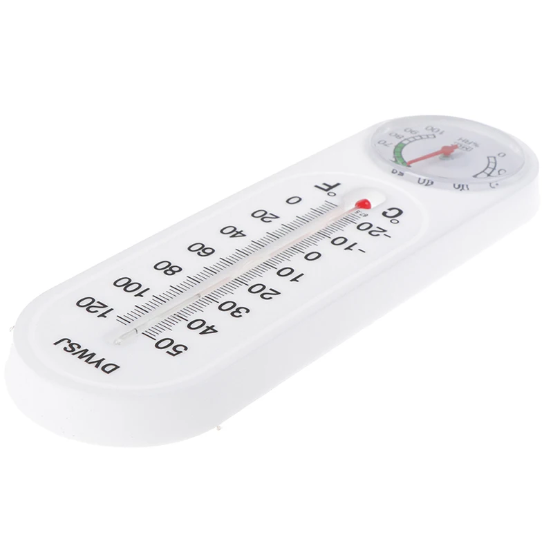 

Hot Sale 1pc Wall Hung Thermometer Hygrometer Temperature For Indoor Outdoor Garden Office Mini Temperature Sensor