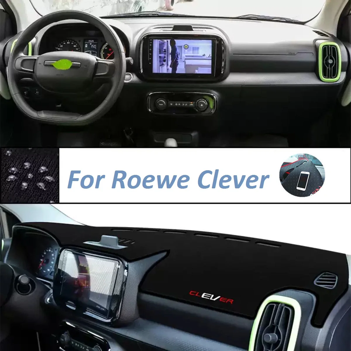 

For Roewe Clever Left Right Hand Drive Non Slip Dashboard Cover Mat Sunshade Instrument Carpet Car Accessories