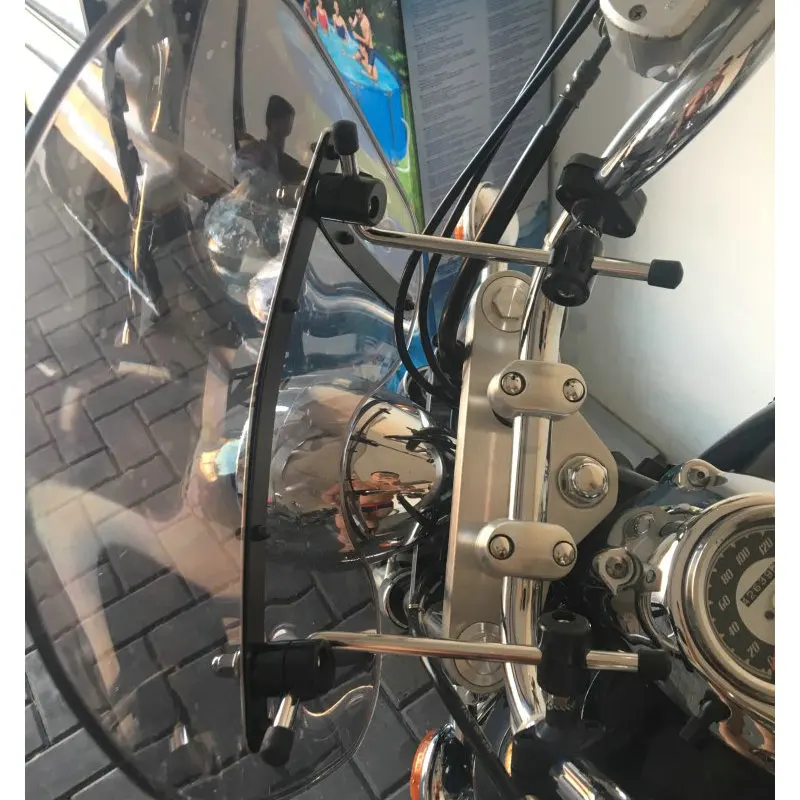 Ветровой экран для Honda CN250 CG125 CD CG CN 250 125 см CMX 500 450 400 200 CX 650 7/8 дюйма или 1 дюйм ручки