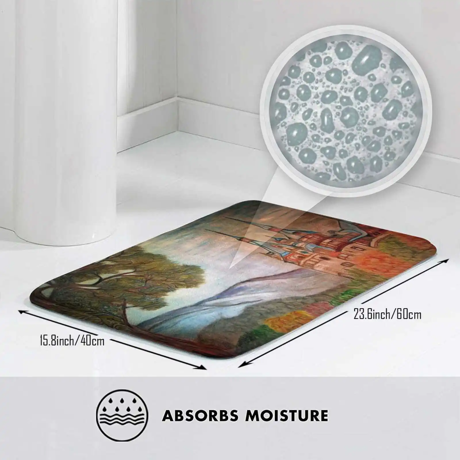 My цветной карандаш рисунок замка Пелеса округ Прахова Румыния 3D товары для дома