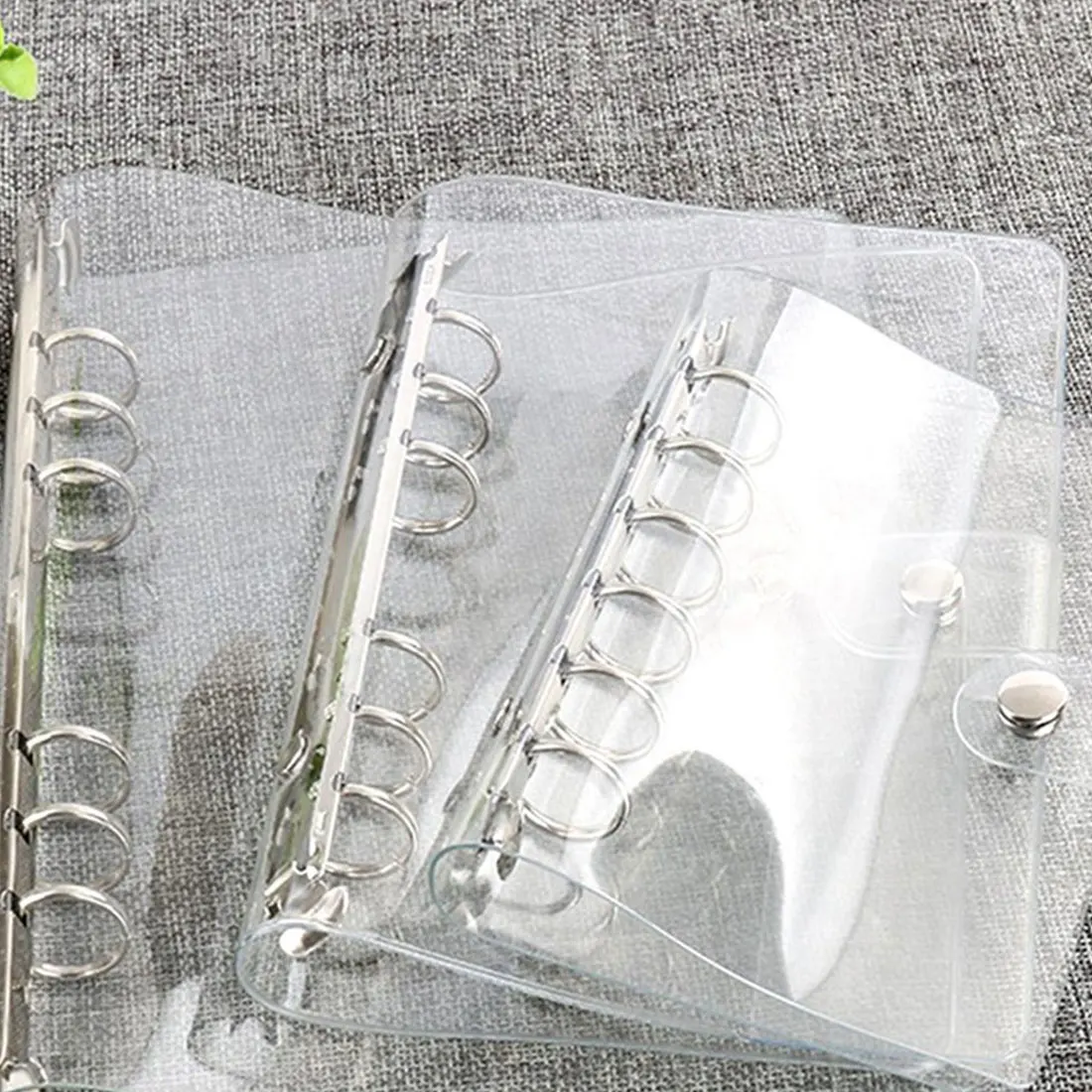 

Прозрачный блокнот-папка с вкладышами, зажим для файлов A7, A6, A5, A4, внутренняя Обложка для записей, школьные и офисные принадлежности