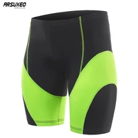 arsuxeo new padded cycling shorts shockproof mtb shorts downhill bicycle road bike shorts ropa ciclismo tights for men women