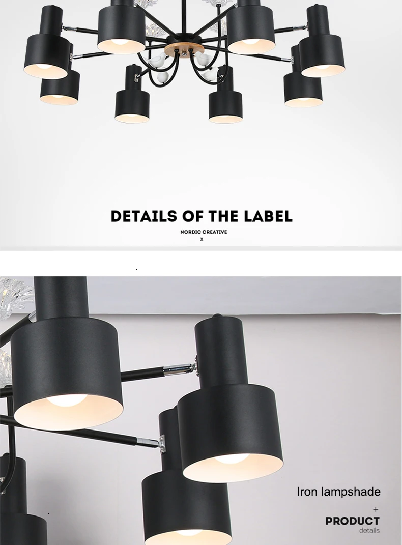 MDWELL Lustre Lustres para sala de jantar E27 светодиодный регулируемый подвесной светильник деревянные светильники для столовой