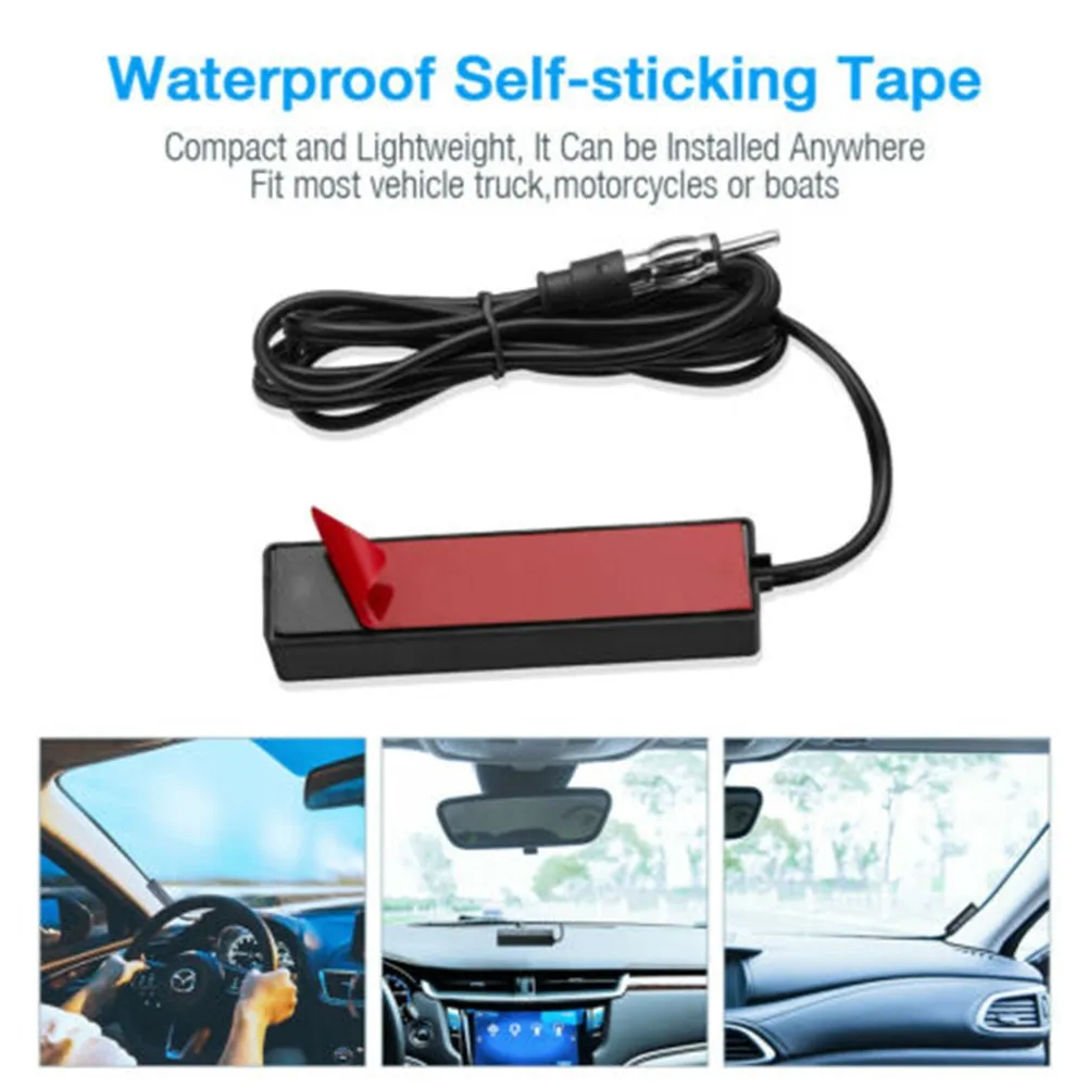 

Radio Antenna Kit Car 12v 63inch/160cm 750hm AM/FM Amplified Broadcast