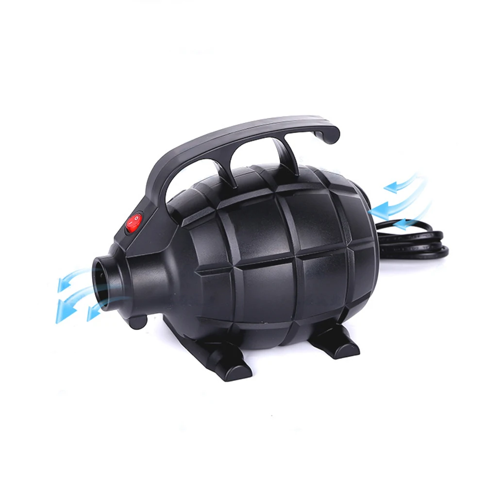 저렴한 가정용 500w 휴대용 전기 공기 펌프 압축기 롤링 트랙 체육관 체조 매트 풍선 및 이중 사용