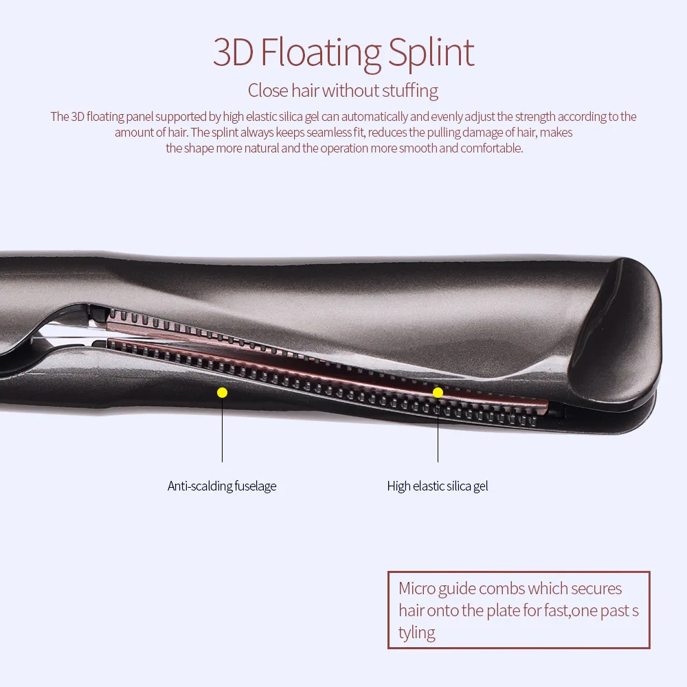 

2 In 1 Hair Straightener Automatic Spiral Twisting Curling Iron Curling Iron Style Negative Ion Curling Iron Iron Curling Iron