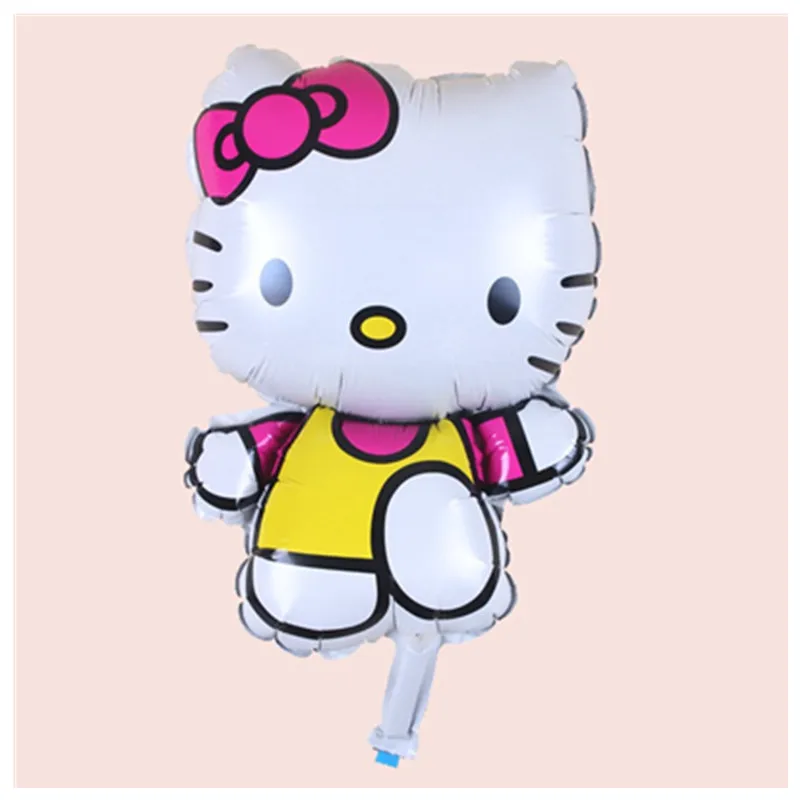 114*70 см Большой размер hello kitty кошка фольгированный шар/85*50 см Средний Мультфильм Свадьба День рождения надувные декорации для вечеринки воздушный шар