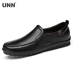 UNNзимняя деловая рабочая обувь мужские водонепроницаемые Мужские модельные лоферы из натуральной кожи мягкие с мехом уличные мужские туфли для вождения