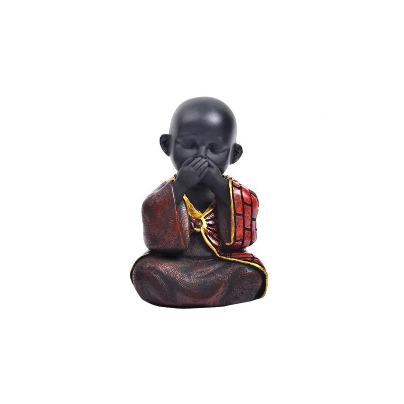 Китайский стиль Будда декоративная смола статуэтка для домашнего декора Европейский Западный творческий подарок фигурка декоративная скульптура.
