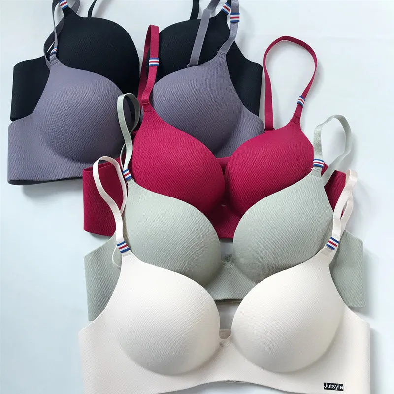 

Seamless Bras for Women Push Up Bra Wireless Brassiere A B Cup Underwear Sexy Bra Candy Color Lingerie Soft Underwear Small Bras