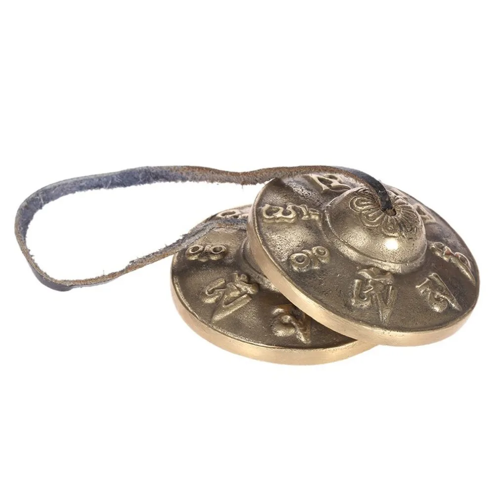 Тибетский колокольчик медитация ручной работы тарелка медный четкий звук