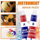 Клей для музыкальных инструментов, 1608040 г, клей для ремонта деревянной доски пианино, клей A + B, акриловая структура, клей, ремонтная паста
