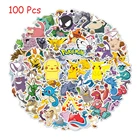1050100 шт DIY водостойкие Пикачу аниме наклейки с изображением покемонов для багажа скейтборд Kpop телефон ноутбук мотоцикл настенная гитара