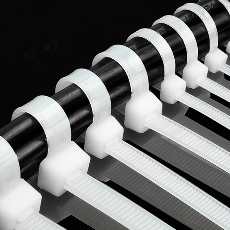 100 шт. нейлоновые кабельные самоблокирующиеся пластиковые застежки молнии 3*100 3*150