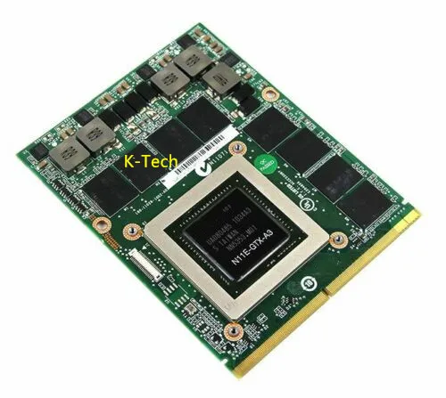 Оригинальная видеокарта GTX480M GTX 480M GDDR5 2 Гб N11E-GTX-A3 для Clevo W86cu W860cu W860tu M860tu полностью