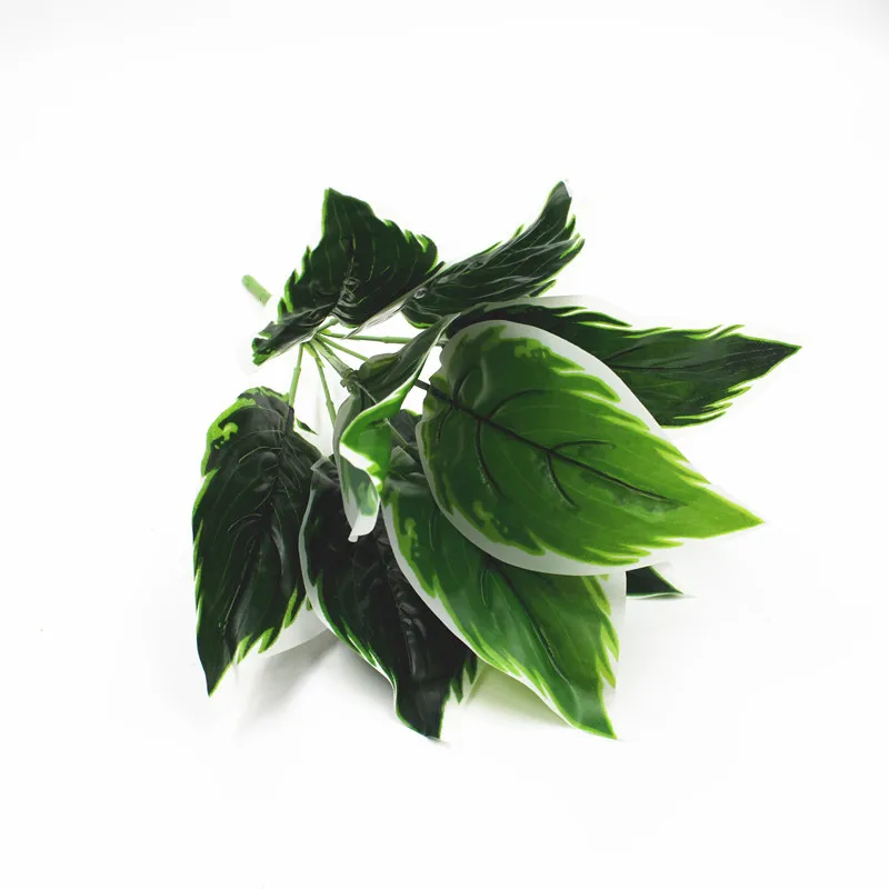 

Artificial Plant Eucalyptus Leaves Plastic Green Plants Fake Eucalyptus Leaves DIY Home Wedding Forest Style Decorations