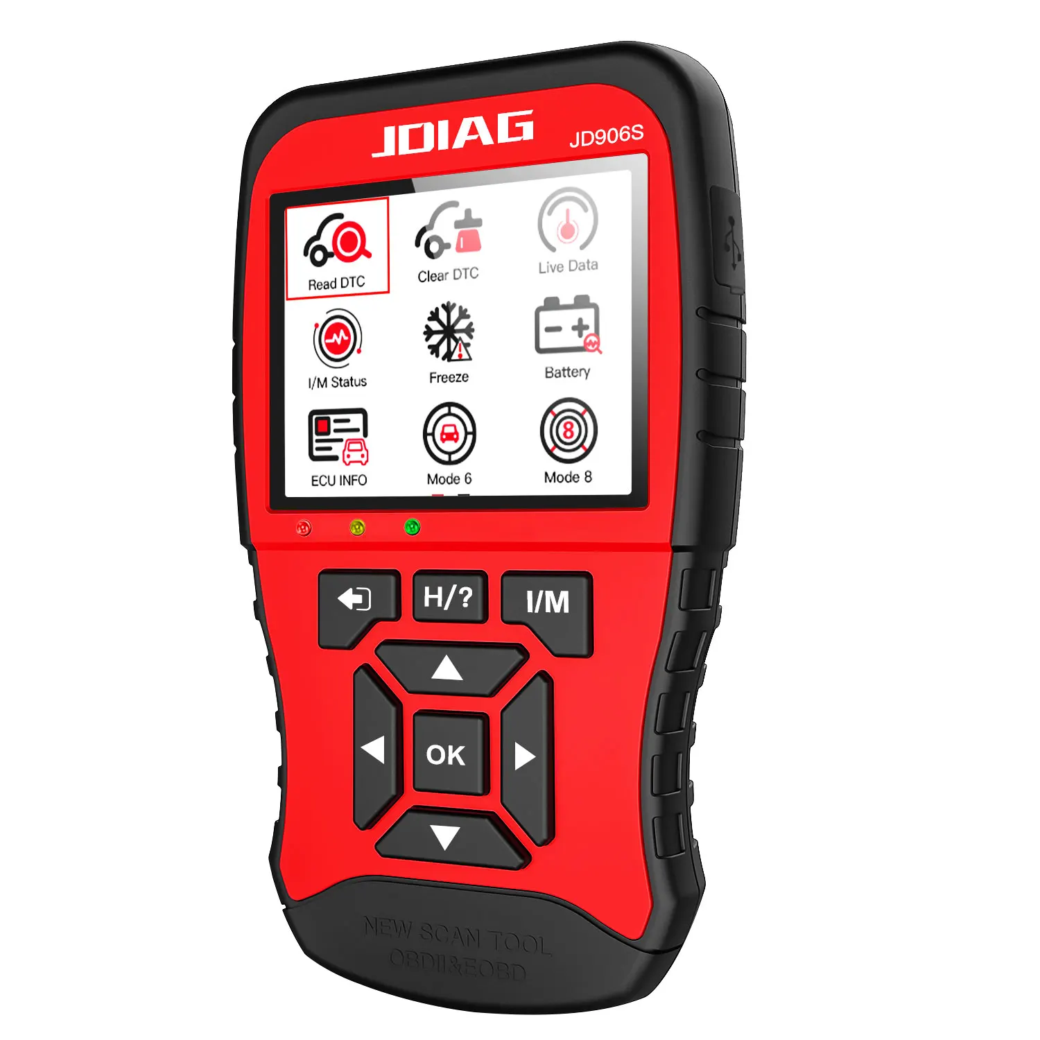 Считыватель кодов OBD2 JD906S для автомобилей диагностические инструменты проверка