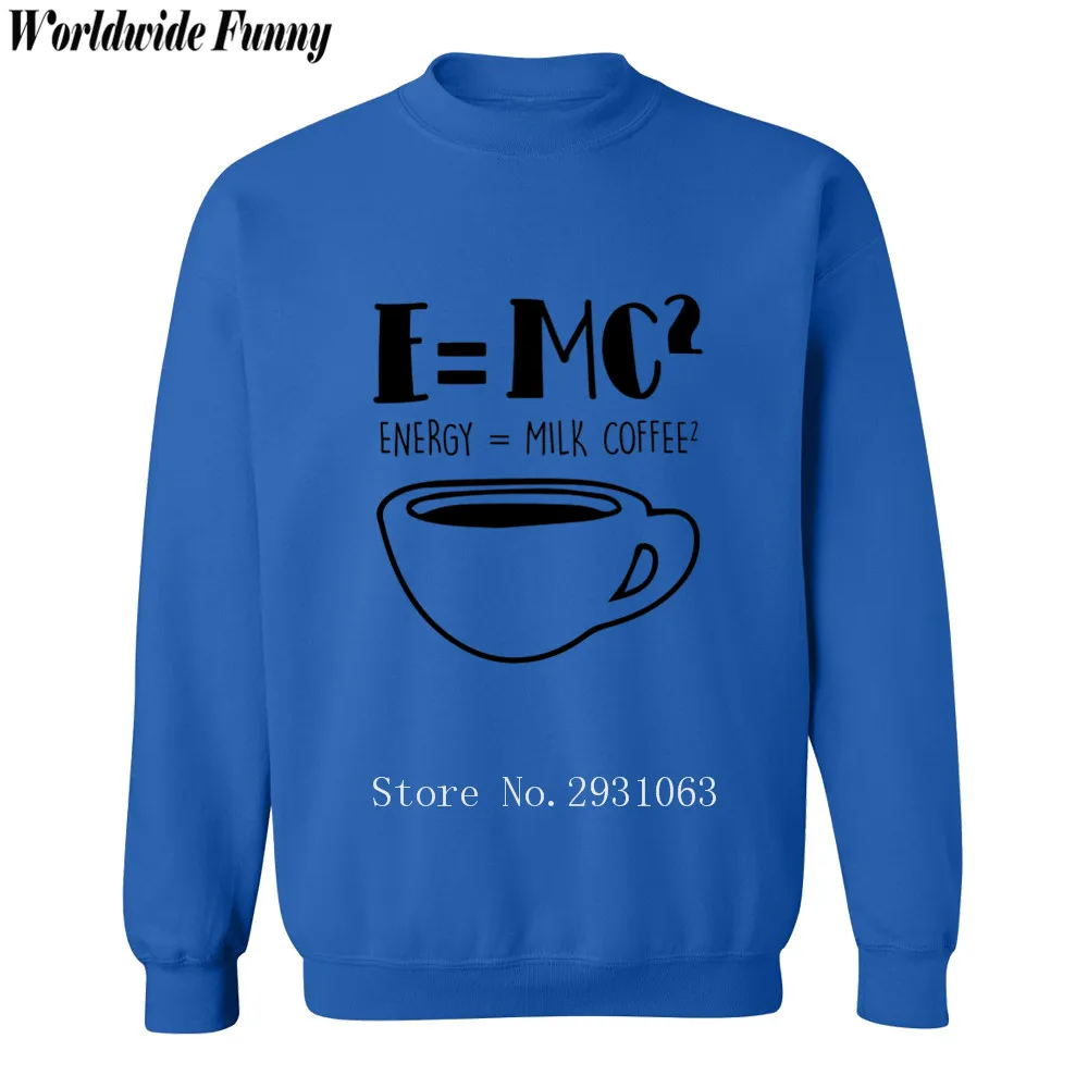 Физика Science E MC2 Comical Альберт Эйнштейн Математика мужские толстовки хлопковые