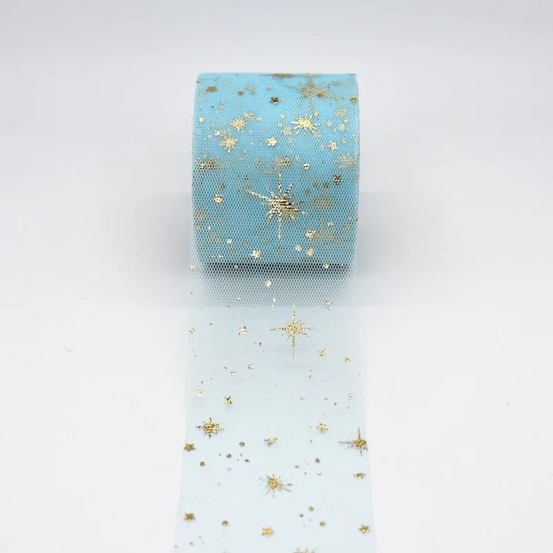 25 ярдов/рулон тюль из золотой фольги 6 см|Украшения своими руками для вечеринки| |