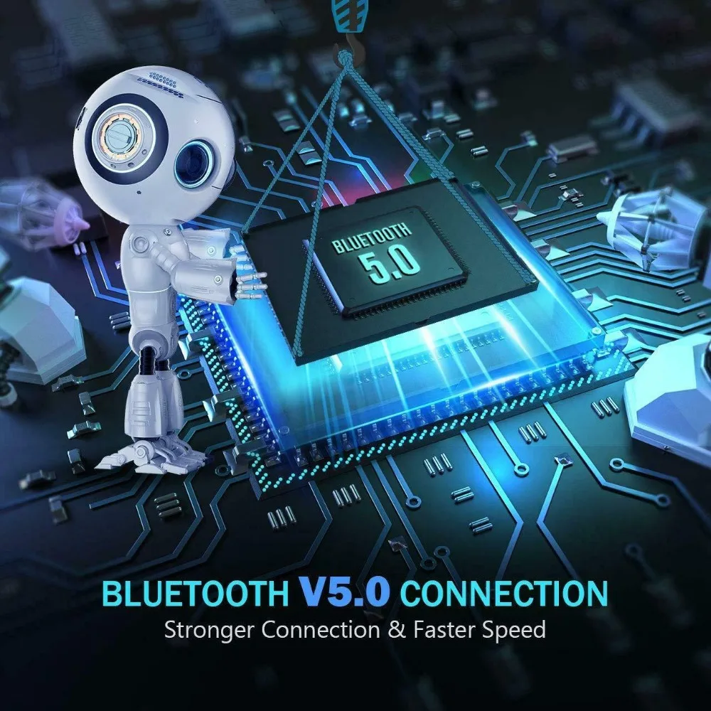 VicTsing Модернизированный V5.0 Bluetooth fm-передатчик радио адаптер автомобильный Громкая связь вызов 2 usb порта и QC3.0 быстрое зарядное устройство fm-передатчик