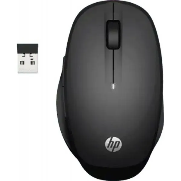 Мышь hp dual mode black mouse черный оптическая беспроводная bt/radio usb (4but) | Компьютеры и офис